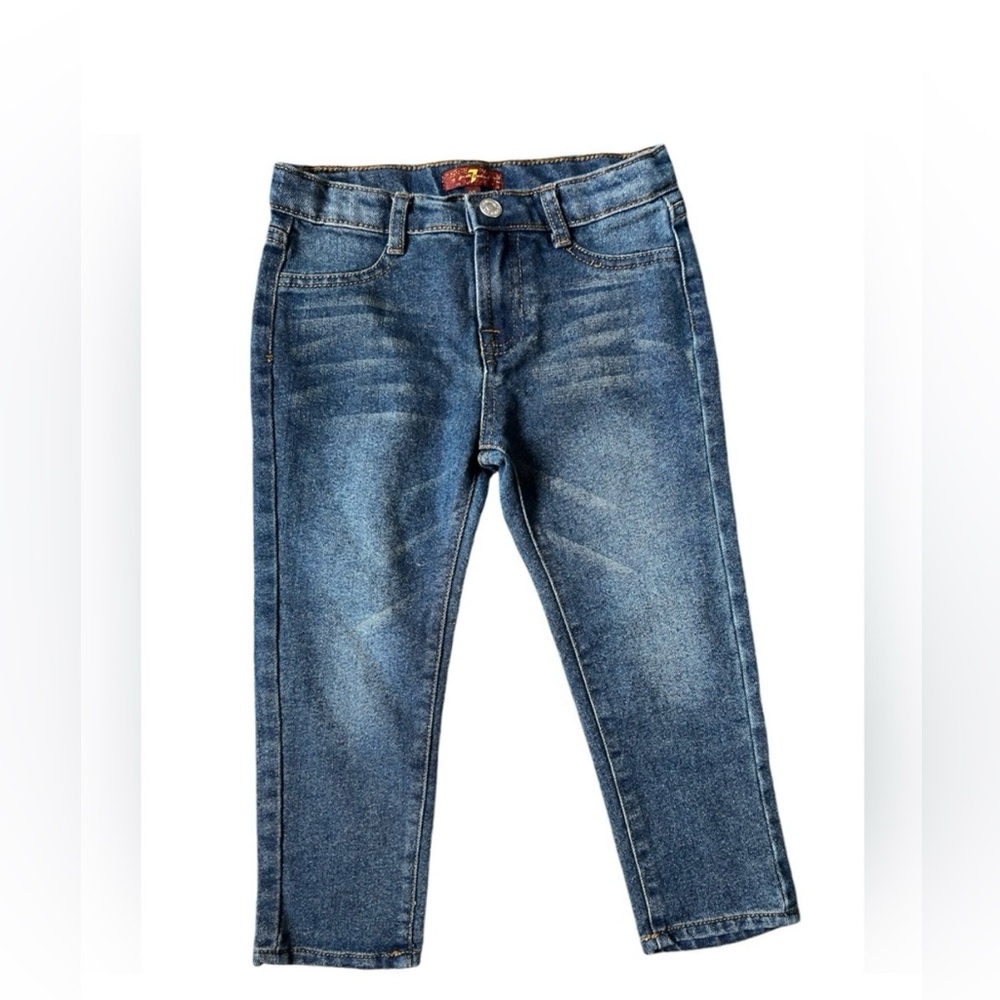 7 For All Mankind Toddler Boy Straight Leg Denim Jeans | 3T NWOT